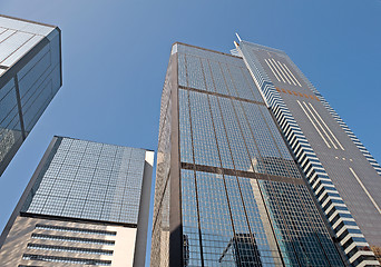 Image showing Highrise buildings in Hong Kong