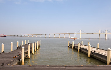 Image showing Macao bridge