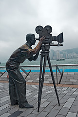 Image showing Cameraman statue