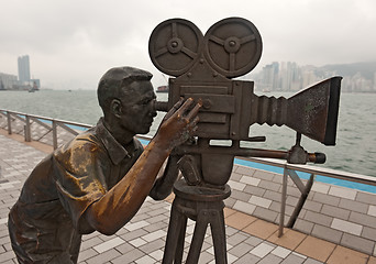 Image showing Bronze Cameraman