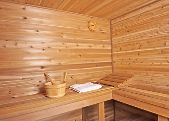 Image showing Wood Sauna