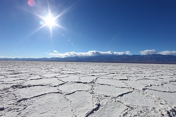 Image showing Beautiful Badwater Landscape in Death Valley California