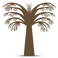 Image showing Abstract palm tree