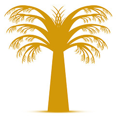 Image showing Abstract palm tree