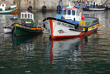 Image showing Portuguese Fishing Boats