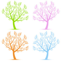 Image showing Art trees