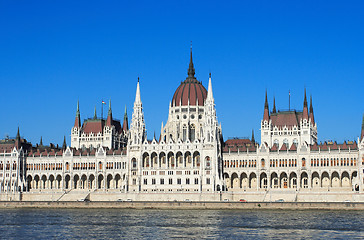 Image showing Budapest, the building of the Parliament