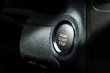 Image showing Start engine button