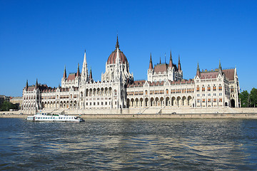 Image showing Budapest, the building of the Parliament