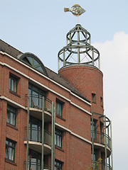 Image showing weather vane fish