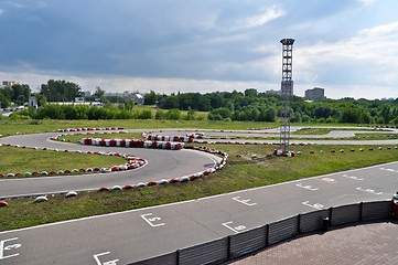 Image showing go kart racing