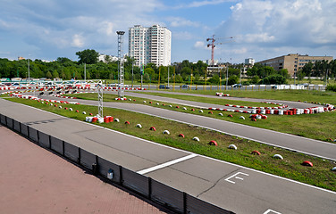 Image showing go kart racing