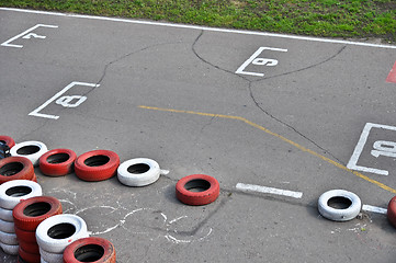 Image showing start grid 