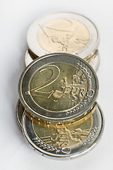 Image showing euro coins