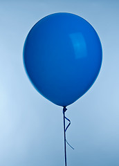 Image showing Blue ballons