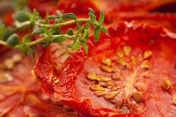 Image showing Italian sun dried tomatoes