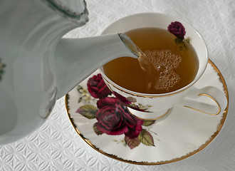 Image showing Fresh cup of tea