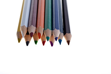 Image showing Sharp color pencils