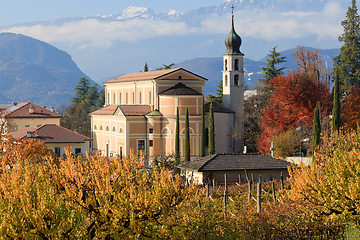 Image showing Autumn in Trentino