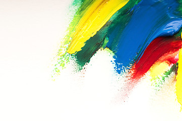 Image showing mixing paints. background 