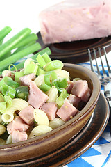 Image showing Munich ham pasta