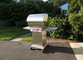 Image showing stainless steel barbecue grill