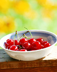 Image showing Sweet cherries