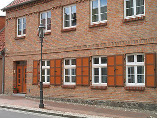 Image showing house with shutters