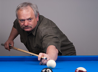 Image showing Shooting Pool