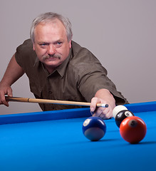 Image showing Shooting Pool