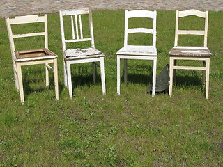 Image showing four chairs