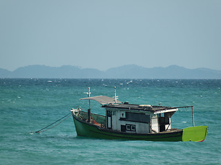 Image showing Boat at sea