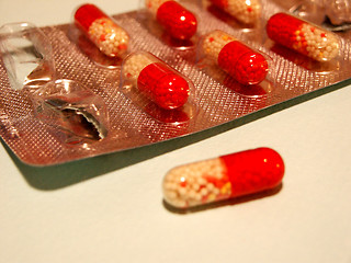 Image showing capsules with a medicine