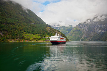 Image showing View of Geiranger