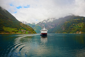 Image showing View of Geiranger