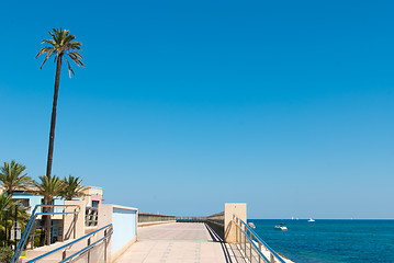 Image showing Beach promenade