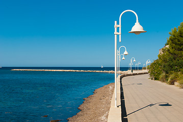 Image showing Beach promenade