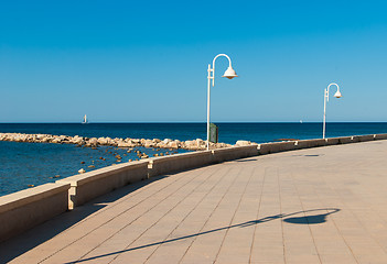 Image showing Beach promenade