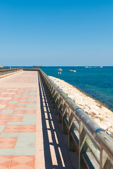 Image showing Beach promenade