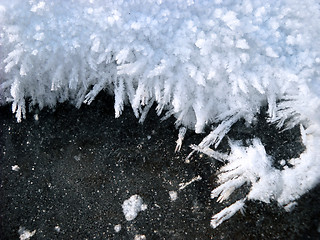 Image showing Ice crystals background