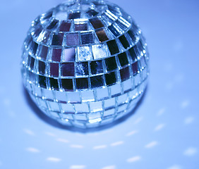 Image showing blue disco ball