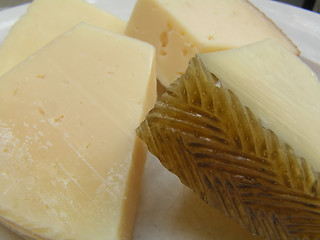 Image showing Cheese on a plate