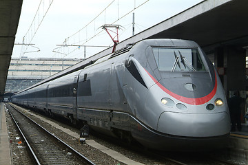 Image showing Italian Eurostar train at Termini, Rome