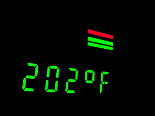 Image showing temperature limit