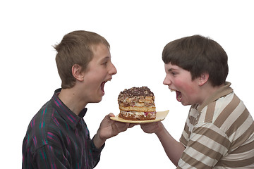 Image showing Two boys