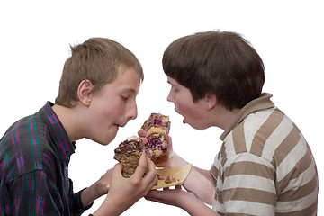 Image showing Two boys