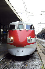 Image showing Italian express train at Termini, Rome