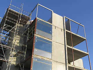 Image showing Building new apartments