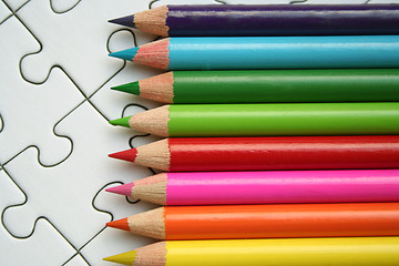 Image showing Colorful pencils