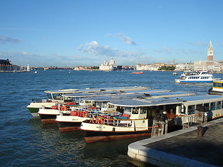 Image showing feryboats in Venezia